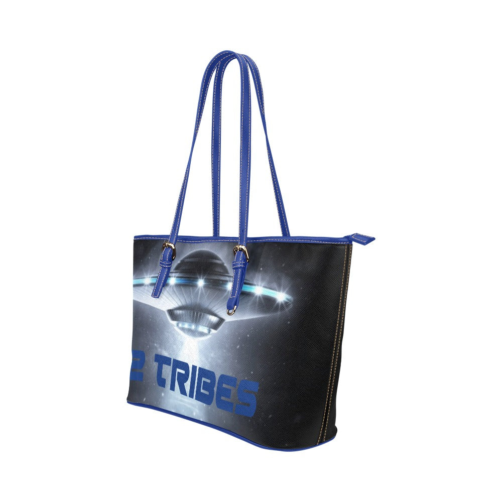 Gods Chariot Purse Leather Tote Bag/Large (Model 1651)