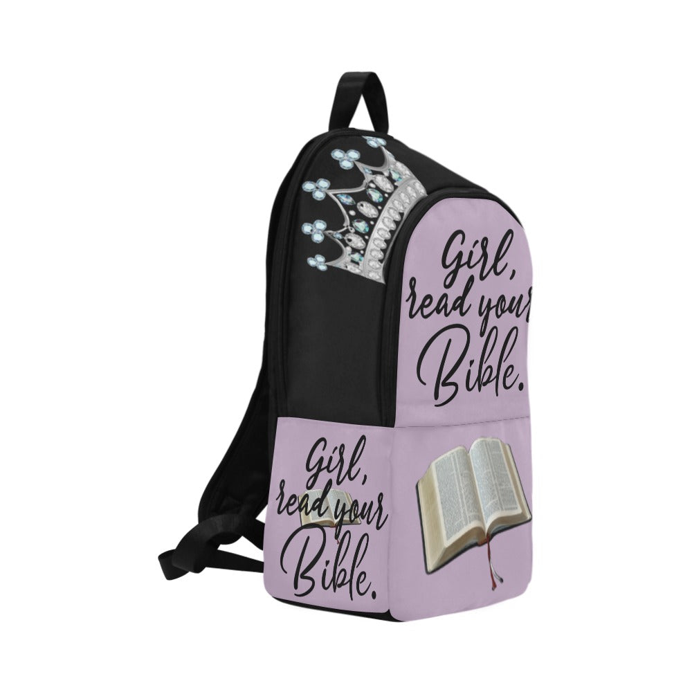 read your bible back pack Fabric Backpack for Adult (Model 1659)