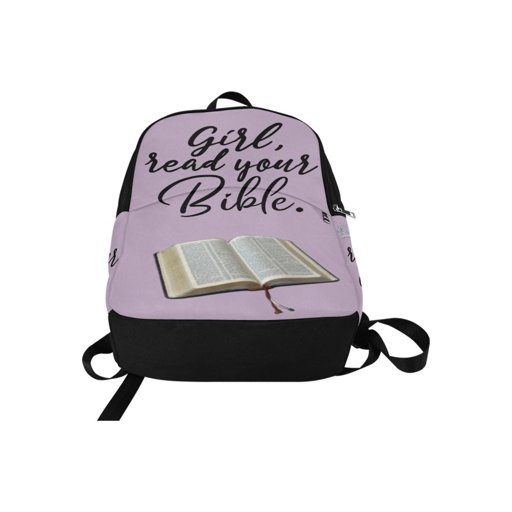 read your bible back pack Fabric Backpack for Adult (Model 1659)