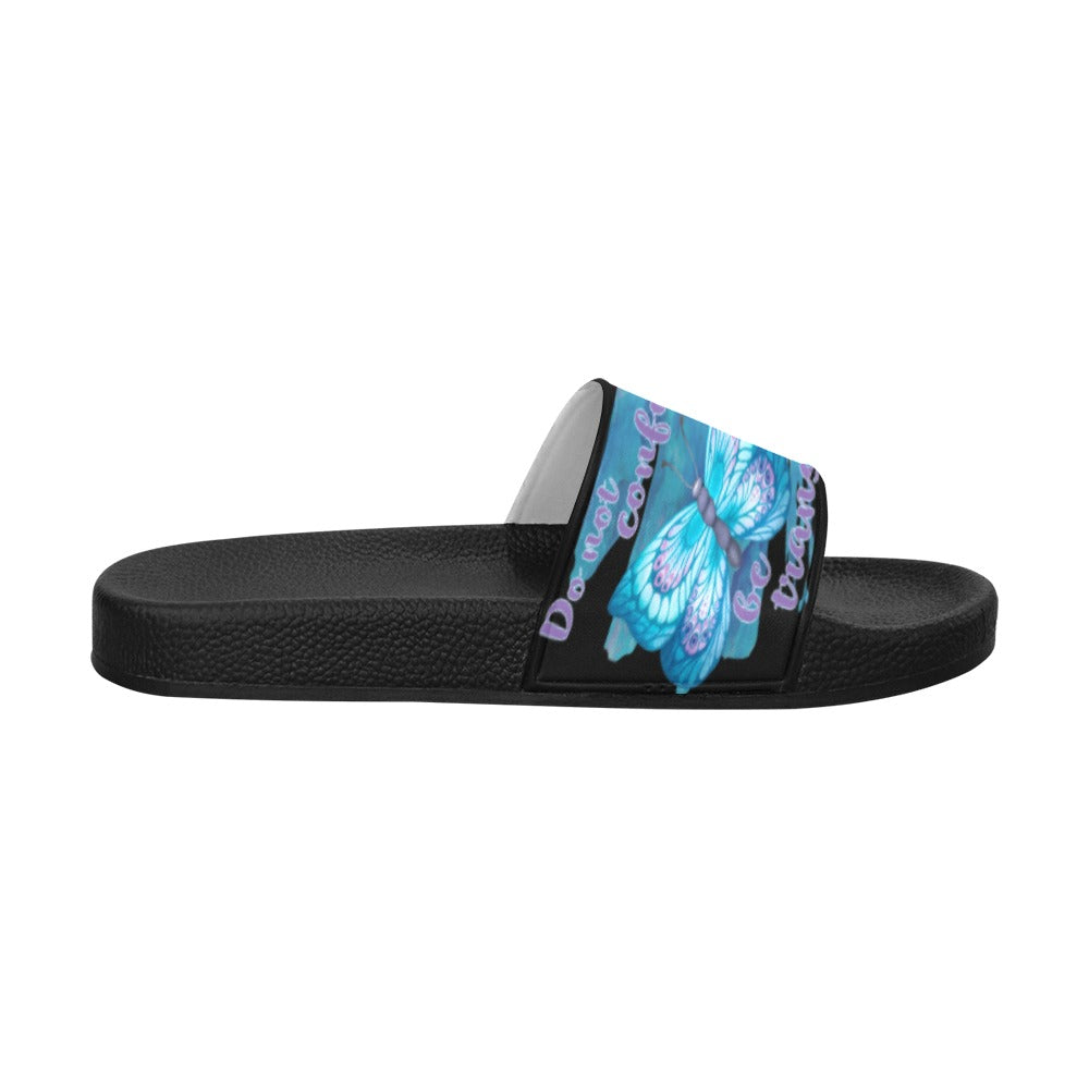 Do not conform flip flop Women's Slide Sandals (Model 057)