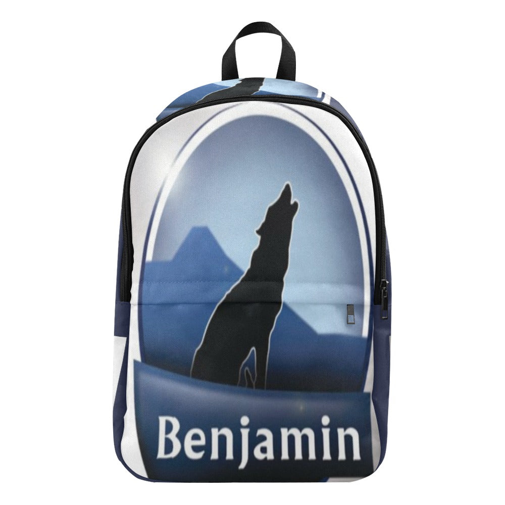 Benjamin Backpack Fabric Backpack for Adult (Model 1659)