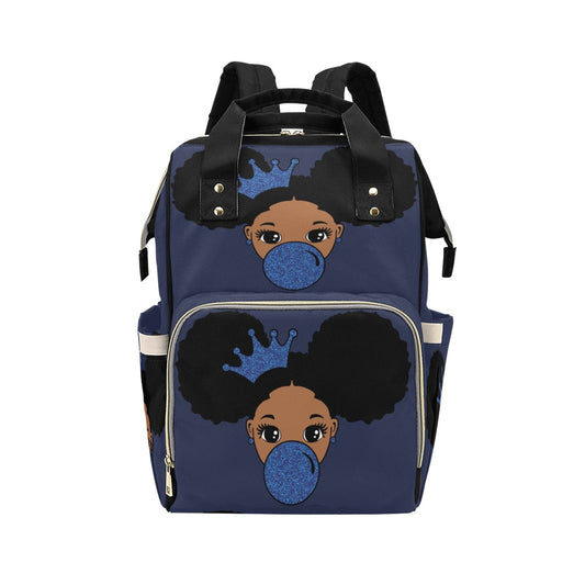 Baby Black n blue baby bag Multi-Function Diaper Backpack/Diaper Bag (Model 1688)