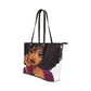 Beauty arm bag Leather Tote Bag/Large (Model 1651)