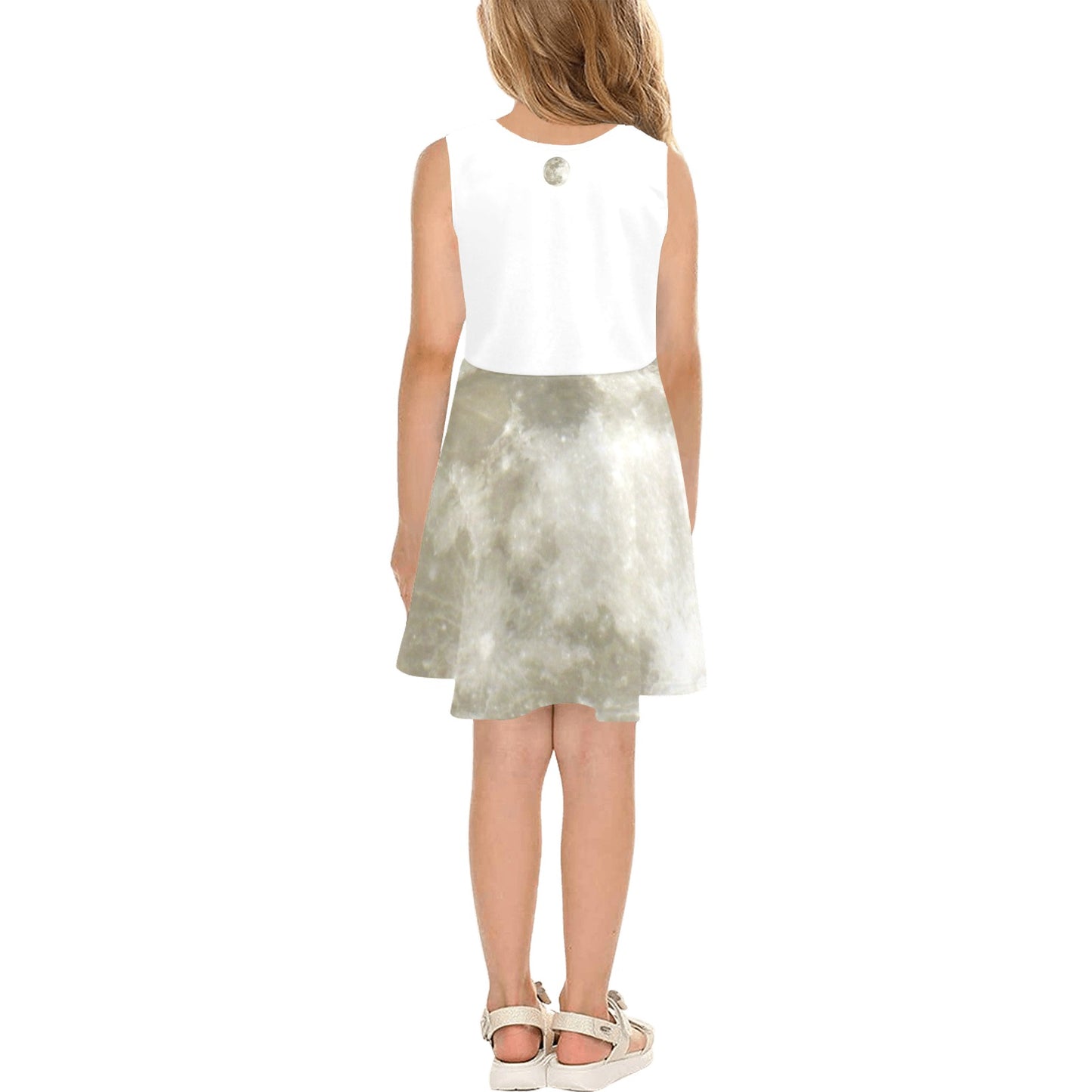 kids new moon Girls' Sleeveless Sundress (Model D56)