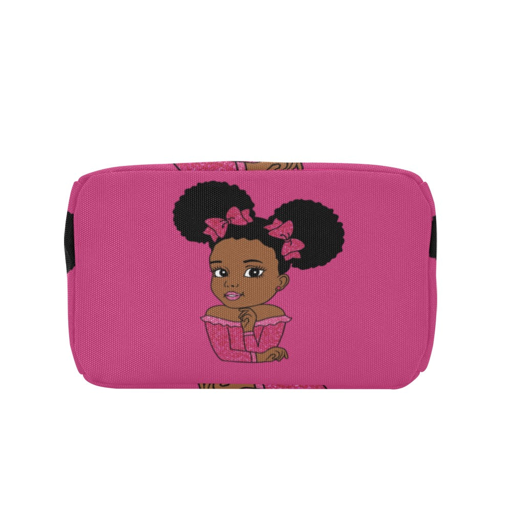 Beauty Pink Princess Lunch bag Zipper Lunch Bag (Model 1689)