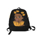 Beauty gold girl backpack Fabric Backpack for Adult (Model 1659)