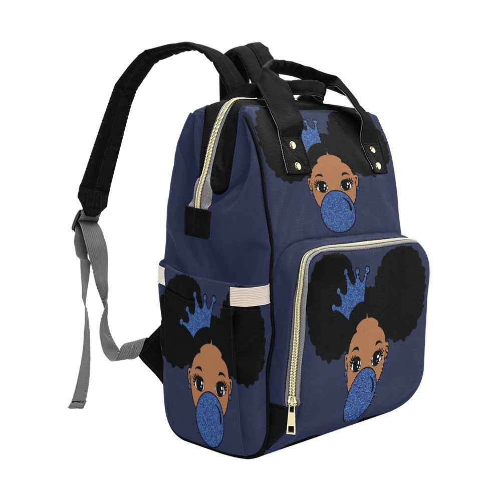 Baby Black n blue baby bag Multi-Function Diaper Backpack/Diaper Bag (Model 1688)