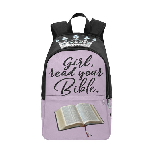 read your bible back pack Fabric Backpack for Adult (Model 1659)