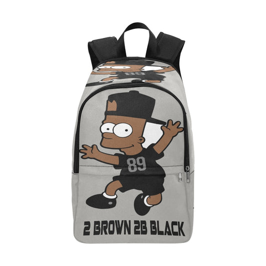 Sporty Bart Simpson Backpack Fabric Backpack for Adult (Model 1659)