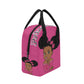 Beauty Pink Princess Lunch bag Zipper Lunch Bag (Model 1689)