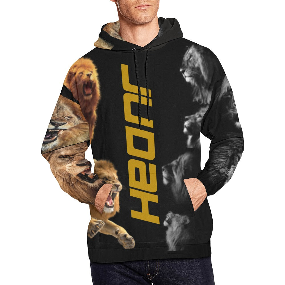 JUDAH 001 All Over Print Hoodie for Men (USA Size) (Model H13)