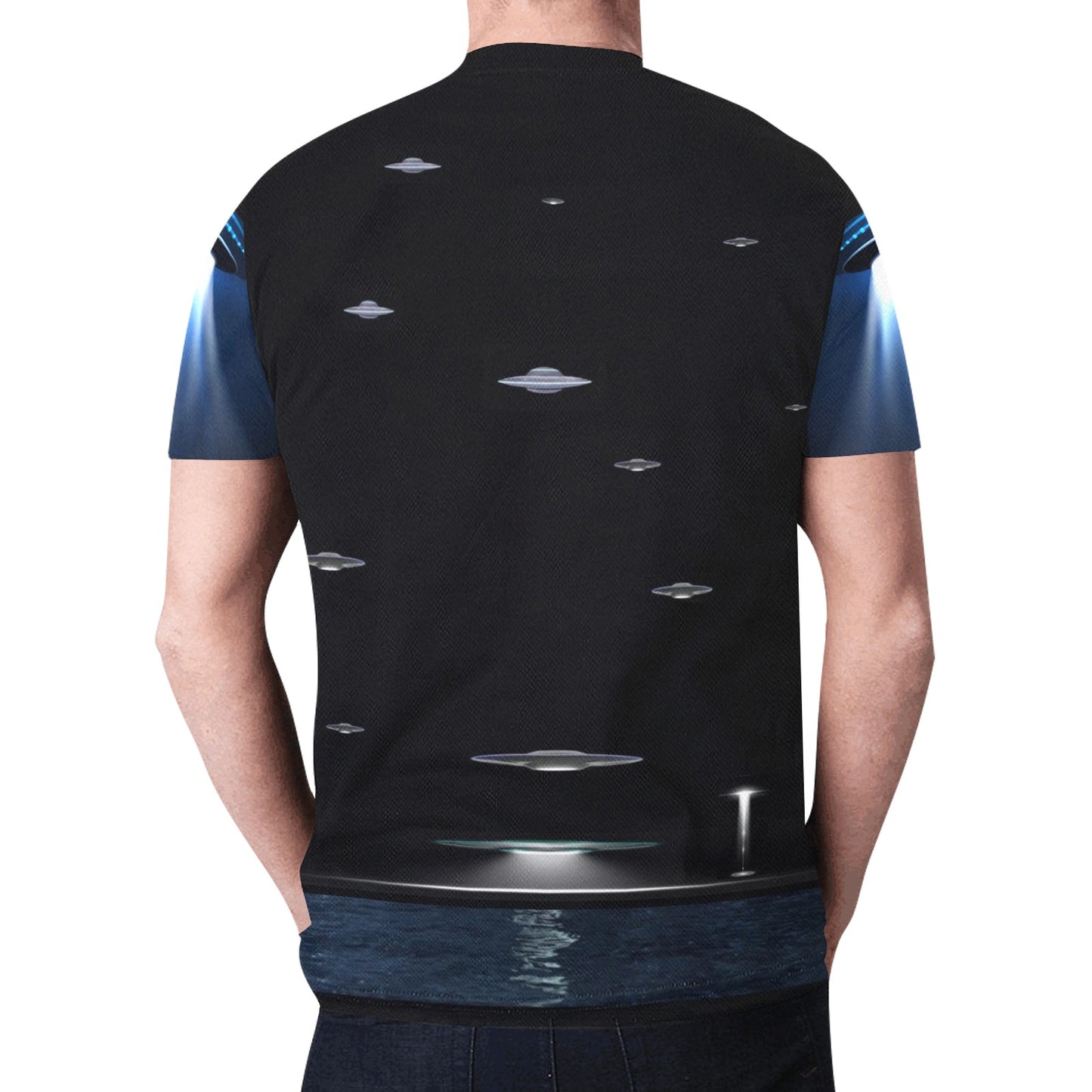 ufo-ufo-sighting done New All Over Print T-shirt for Men (Model T45)